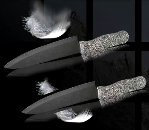 Посуда с каменным покрытием Stoneline Нож керамический Размер ножа: (длина/ширина) - 18,5см./7,5см.